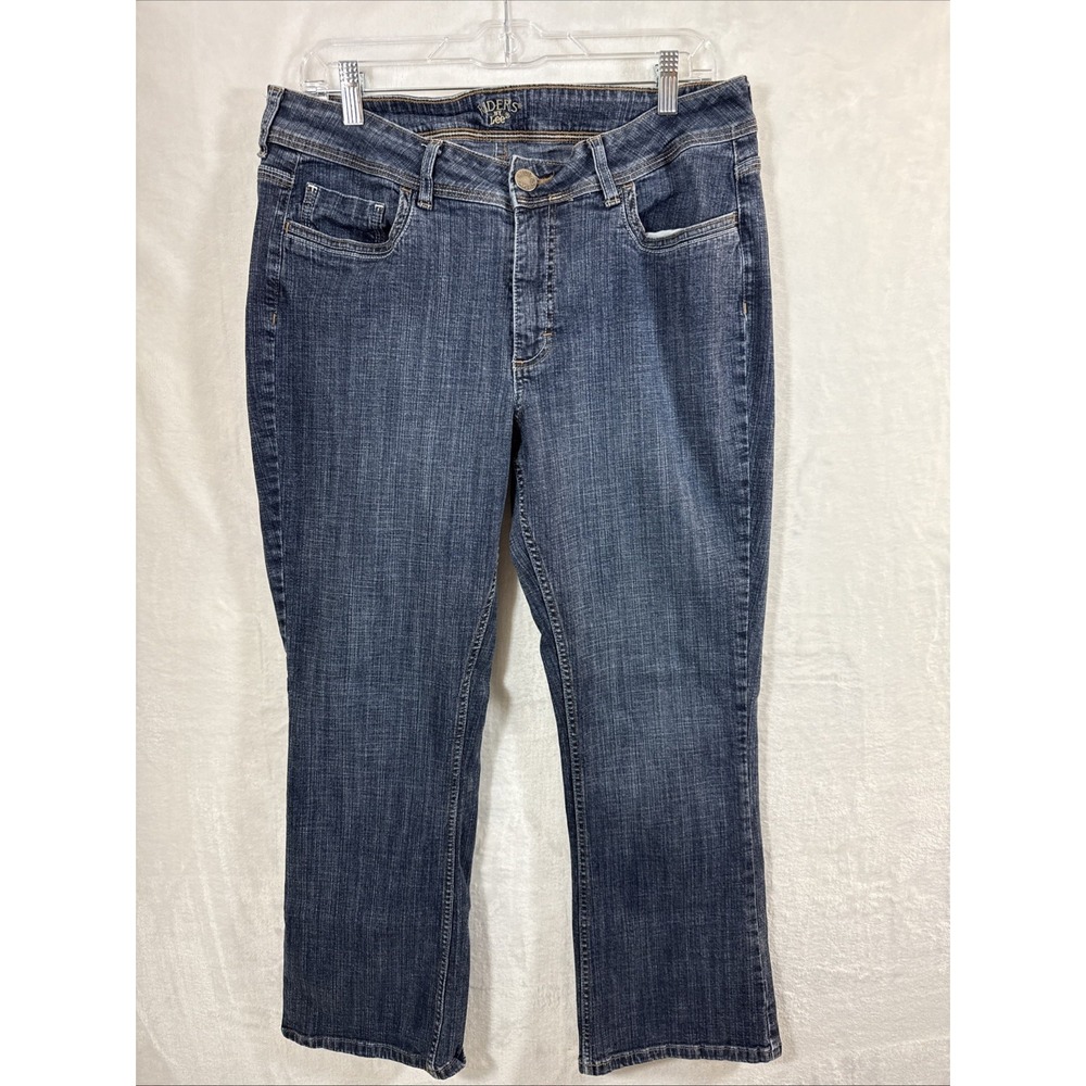 Riders by Lee Mid Rise Straight Leg‎ blue jeans size 16P